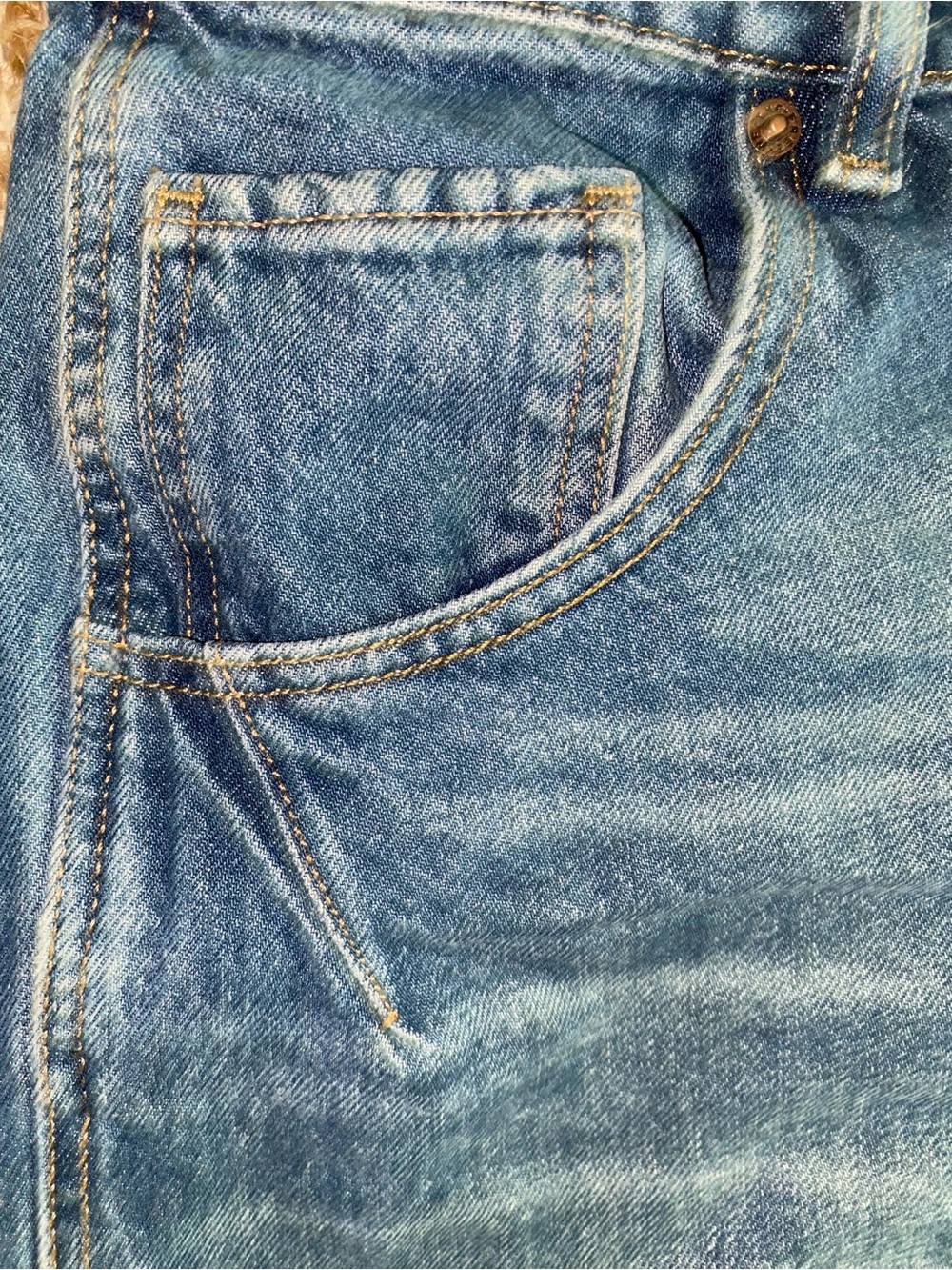 We The Free x Revolve $128 Good Luck Mid-Rise Barrel Jeans  35” Waist EUC - Picture 12 of 16
